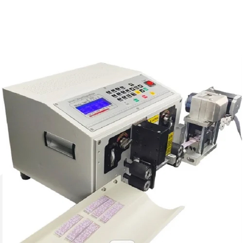 Ribbon Wire Cutting Stripping Machine - Color: White