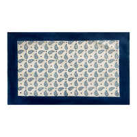 Printed Table Placemat - Cotton Material Different Sizes Available Multicolor Printed Pattern Anti-Slip Feature Chic Rectangle Design