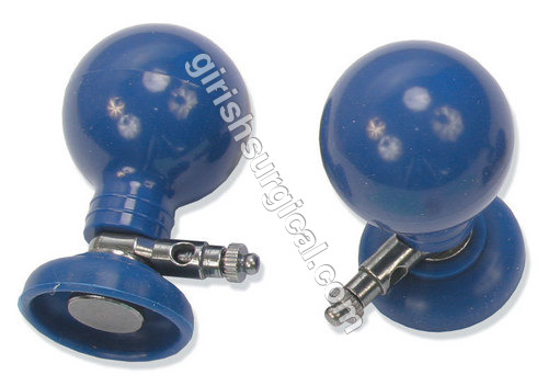ECG Silicon Bulb Electrodes - Silicon Material, Versatile Specifications for Hospital & Clinic Use
