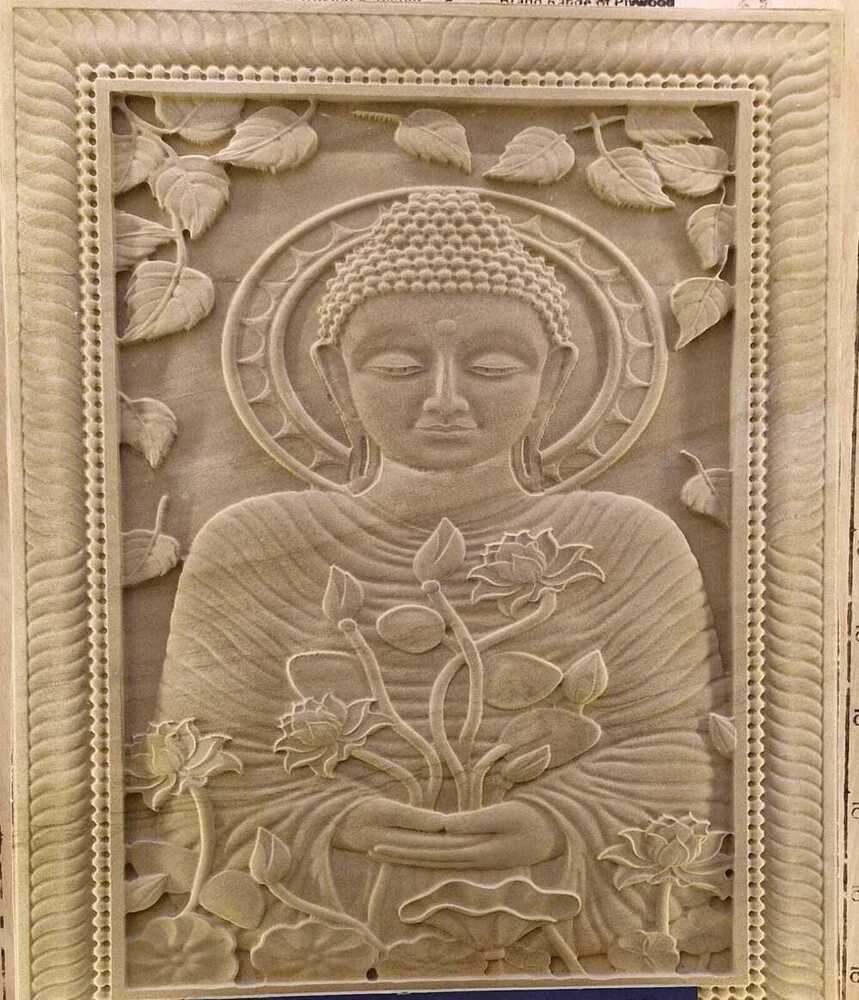 Natural Embossed Stone Wall Mural