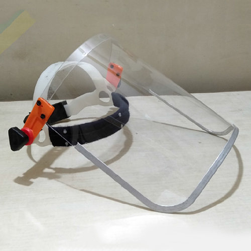 Fshg80 Polycarbonate Face Shield With Aluminium Beading - Color: Transparent