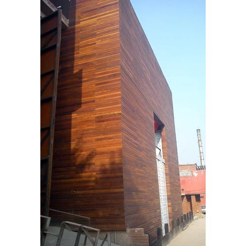 Brown Wooden Wall Cladding
