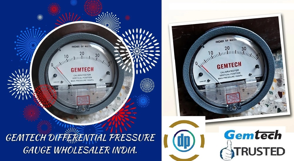 GEMTECH Differential Pressure Gauges Suppliers from Navsari Gujarat