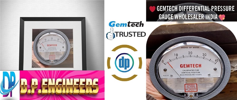 GEMTECH Differential Pressure Gauges Suppliers from Navsari Gujarat