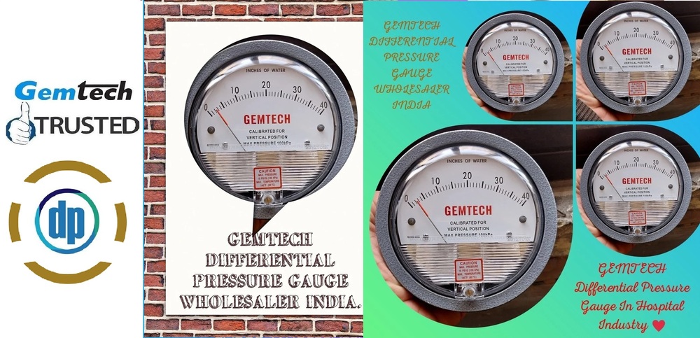 GEMTECH Differential Pressure Gauges Suppliers from Navsari Gujarat
