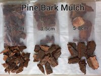 LANDSCAPING DECORATION USED PINE WOOD CHIPS AND AGGREGATE