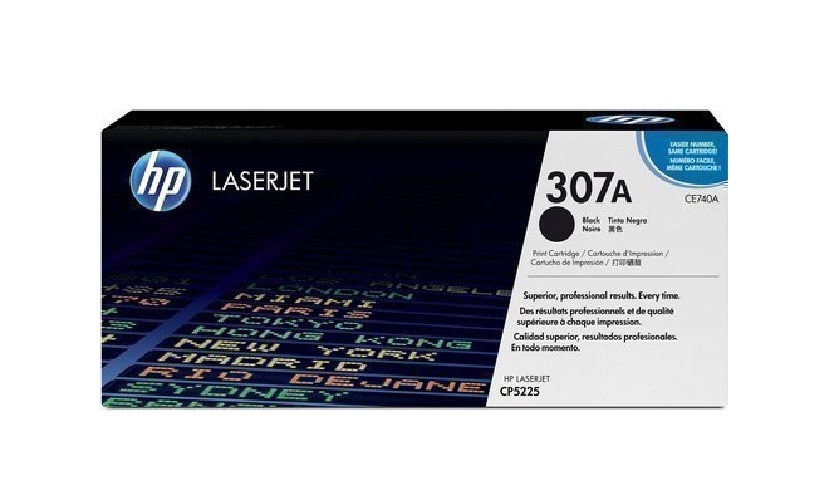 HP CE740A 307A BLACK Toner Cartridge