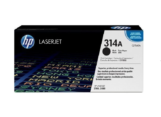 HP Q7560A 314A BLACK Toner Cartridge