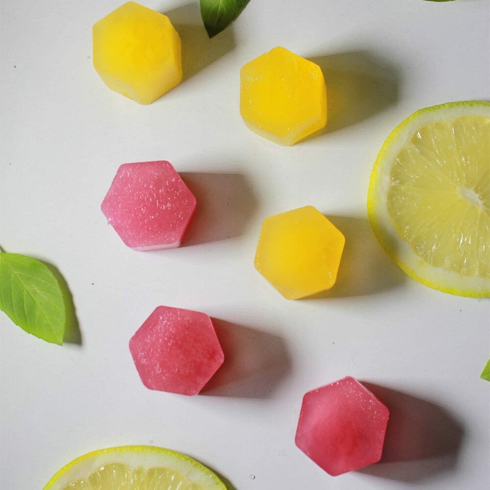 Honeycomb Silicone Ice Cube Tray - Silicone Material, Rectangle Shape, Green Color, Different Sizes | Versatile For Ice, Herbs, Baby Food, Candy Molding