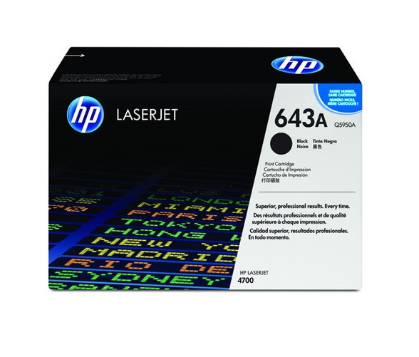 HP Q5950A 643A BLACK Toner Cartridge