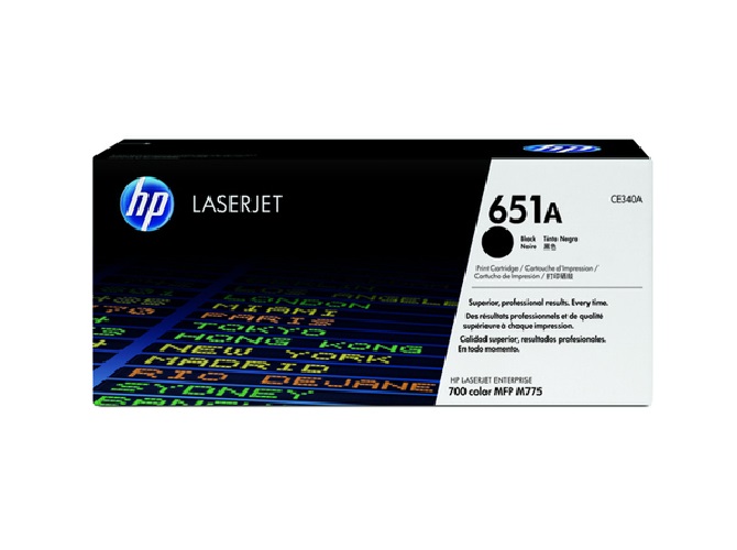 HP CE340A 651A BLACK Toner Cartridge