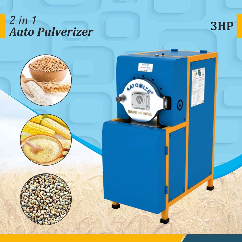 3Hp Dual Hopper Masala Grinder - Color: Blue