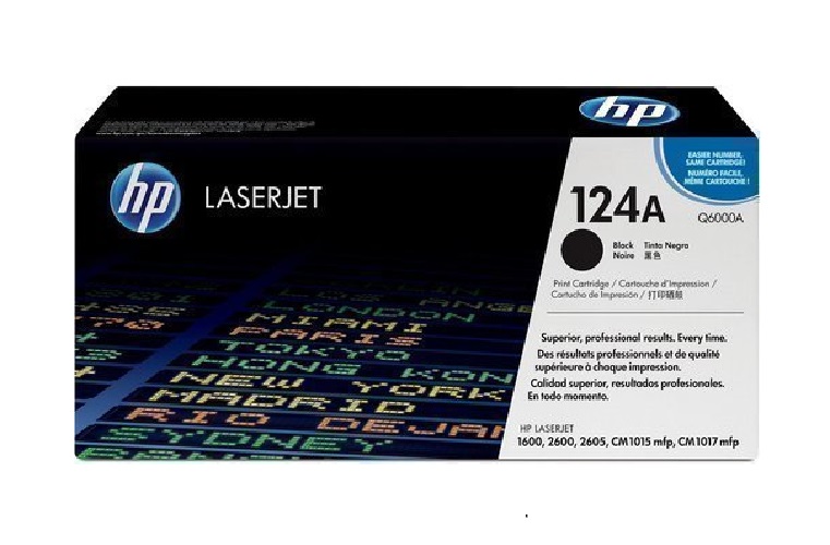 HP Q6000A 124A Black Toner Cartridge