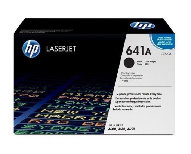 Hp C9720A 641A Black Toner Cartridge - For Use In: Compatible With 4600