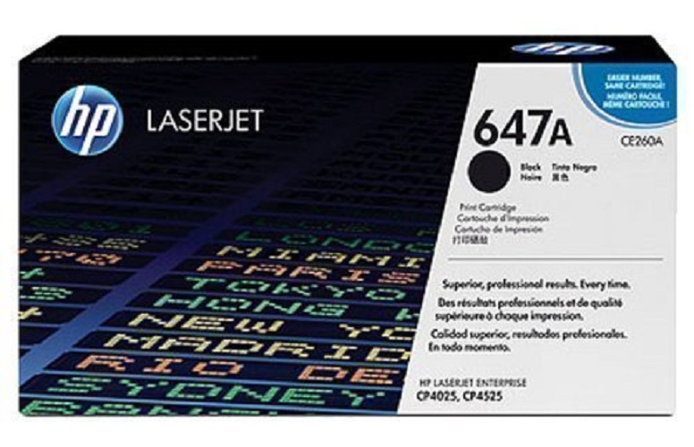 HP CE260A 647A BLACK Toner Cartridge