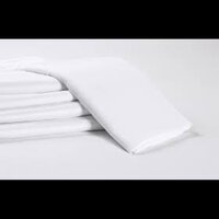 WHITE HOSPTEL COTTON BEDSHEET 108*108CM
