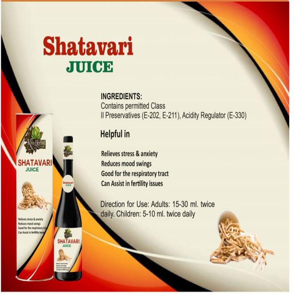 Pure Shatavari Juice Bulk 1000ml - Direction: Twice A Day Morning And Evening