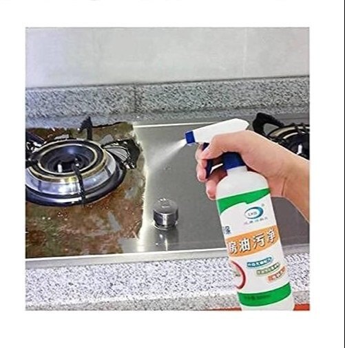 Multipurpose Kitchen Stain Remover - Plastic Bottle, 500 Ml , White Liquid Formula For Industrial Surfaces