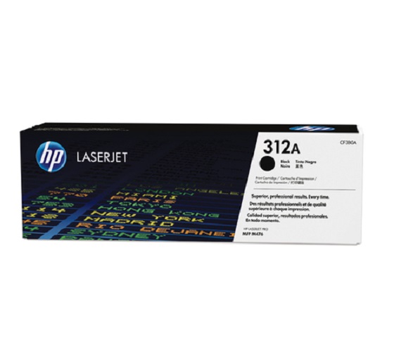 Hp Cf380A 312A Black Toner Cartridge - For Use In: Compatible With M476Dn Mfp