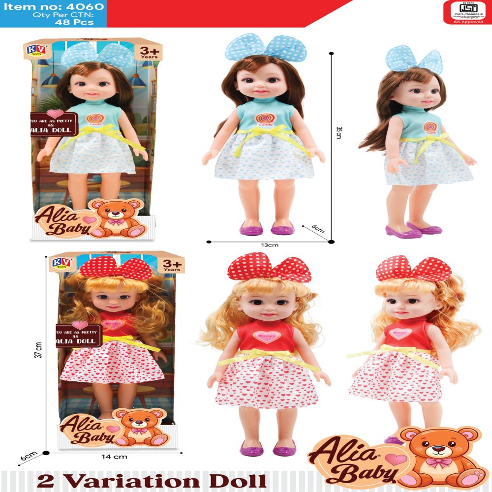 Alia Baby Doll with Bow