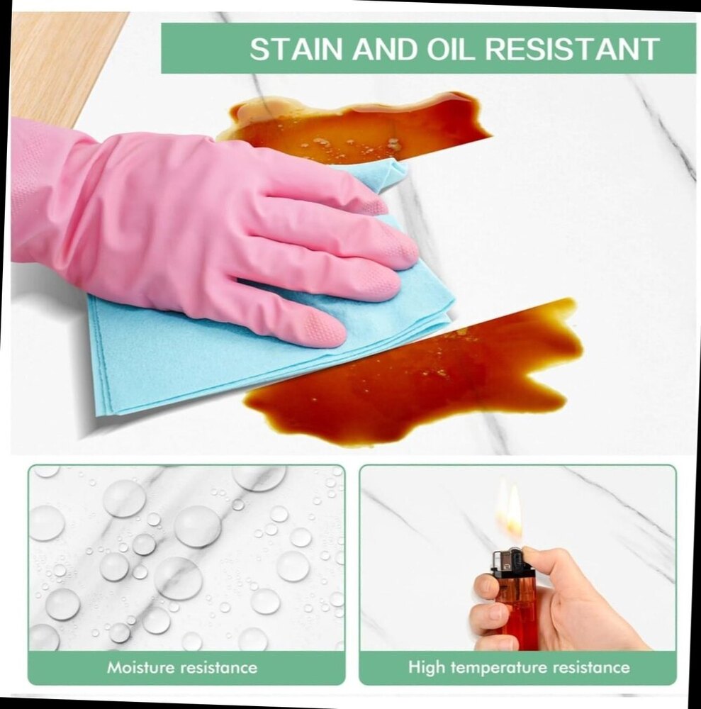 Self Adhesive Vinyl Sheet - 60x30 Cm | Thin & Light, Smooth Surface Treatment, Versatile For Various Applications, Professional Look