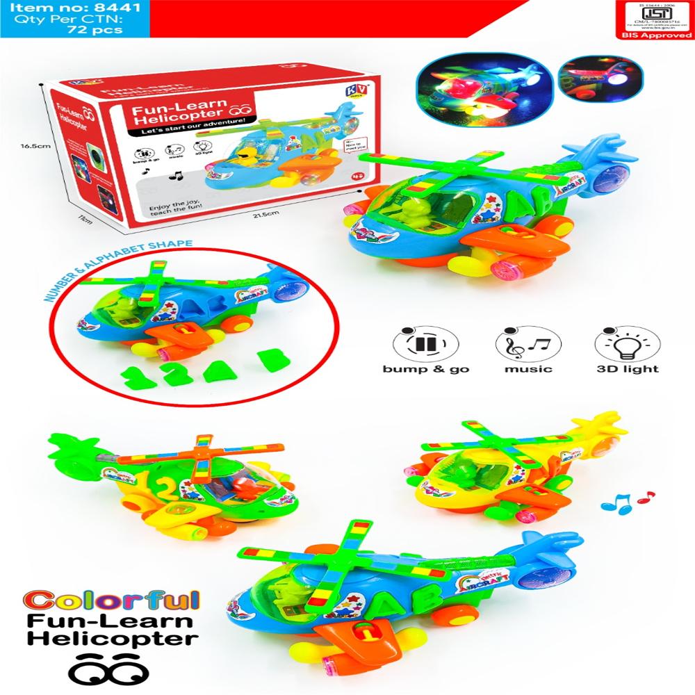 Bump & Go Colorful Helicopter