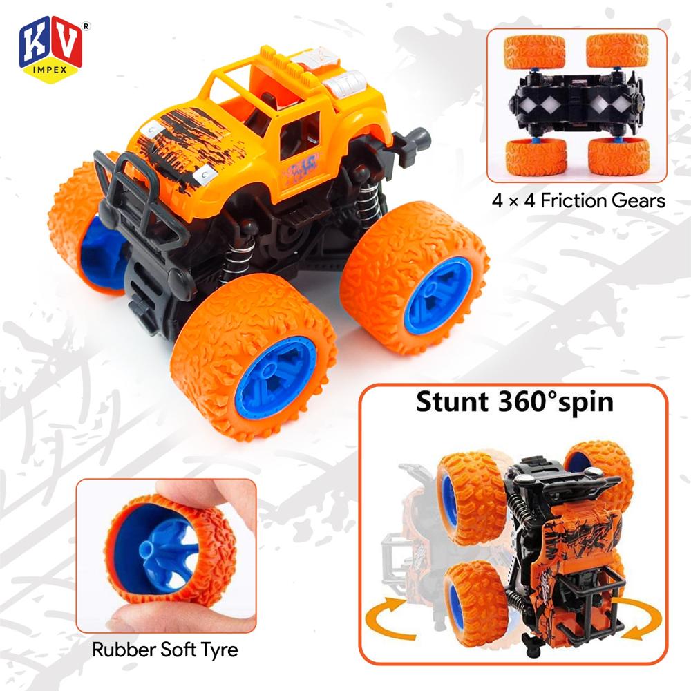 KV Toys 12 Pcs Friction Monster Truck