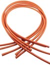 Medical Red Rubber Catheter - Color: Orange