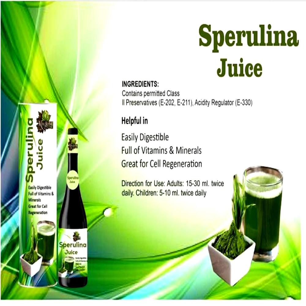 Spirulina Juice Protein Bulk 500ml - Direction: Twice A Day Morning And Evening