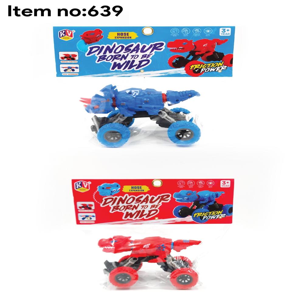 1 Pc Pull Back Power Spring Dinosaur - Pvc
