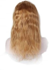 Double Skin Net Base 26 Inch Remy Human Hair Women Full Head Wig With Extra Tape Grip Double Skin Base For Natural Hairline, Free Style Blonde Hair Wig