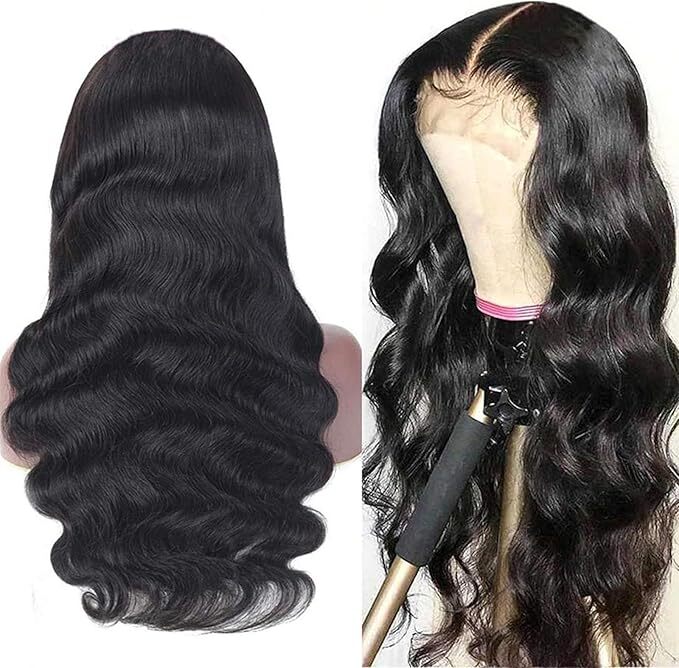 Lace Front Wigs Indian Human Hair Natural Wavy Texture 26Inch 200gm | Hair Factory