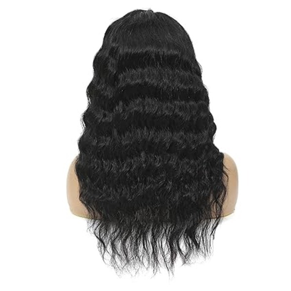 Brazilian Virgin Human Hair Natural Black Color 22 Inch Premium Remy Hair Wig Extension