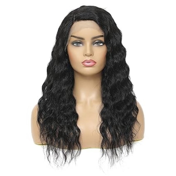 Brazilian Virgin Human Hair Natural Black Color 22 Inch Premium Remy Hair Wig Extension
