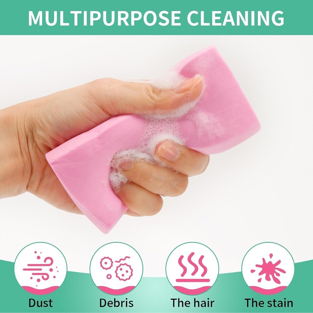 Magic Cleaning Sponge - Sponge Material, 11x5.5 Cm Size, Multi-color Option | Versatile Cleaning Tool For Cars, Kitchens, Windows, And More