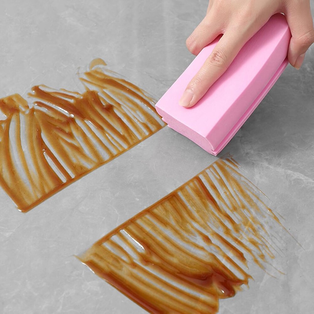 Magic Cleaning Sponge - Sponge Material, 11x5.5 Cm Size, Multi-color Option | Versatile Cleaning Tool For Cars, Kitchens, Windows, And More