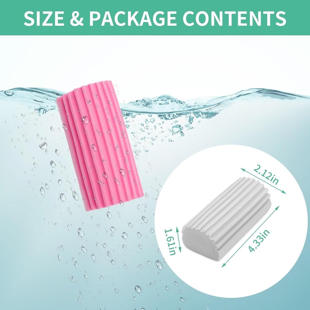 Magic Cleaning Sponge - Sponge Material, 11x5.5 Cm Size, Multi-color Option | Versatile Cleaning Tool For Cars, Kitchens, Windows, And More