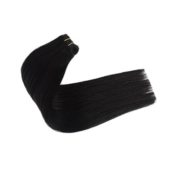 Premium Remy Hair Weft Hair Bundles Straight Weave Machine Double Weft Hair Extensions