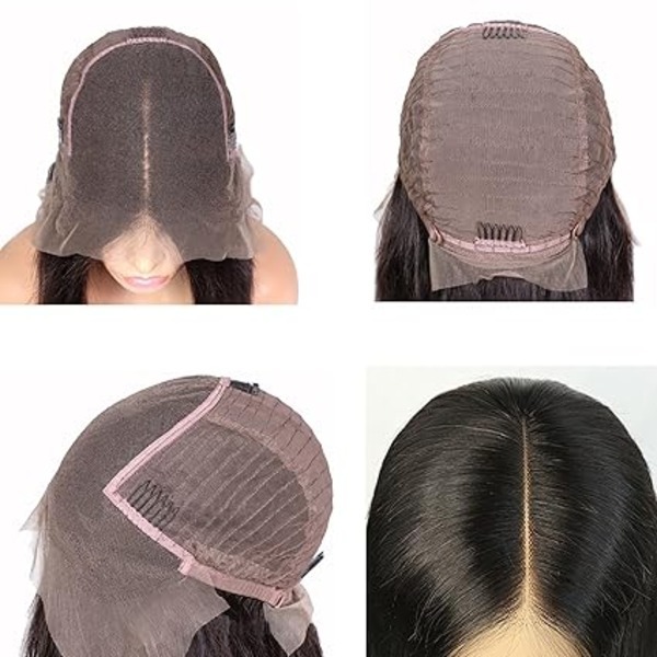13X4 HD Lace Front Wigs Straight Wear and Go Human Hair Bob Wigs