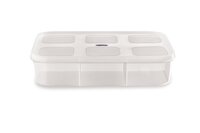 6 Partition Transparent Plastic Box