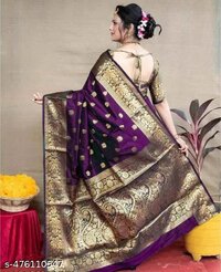 BEAUTIFUL SOFT LITCHI SILK SAREE