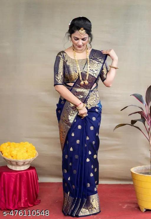 BEAUTIFUL SOFT LITCHI SILK SAREE