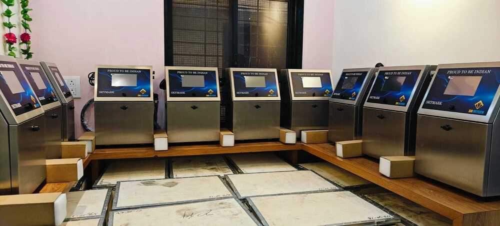 Continuous Inkjet Printer - New Semi-automatic 220 Volt Steel Printing Solution