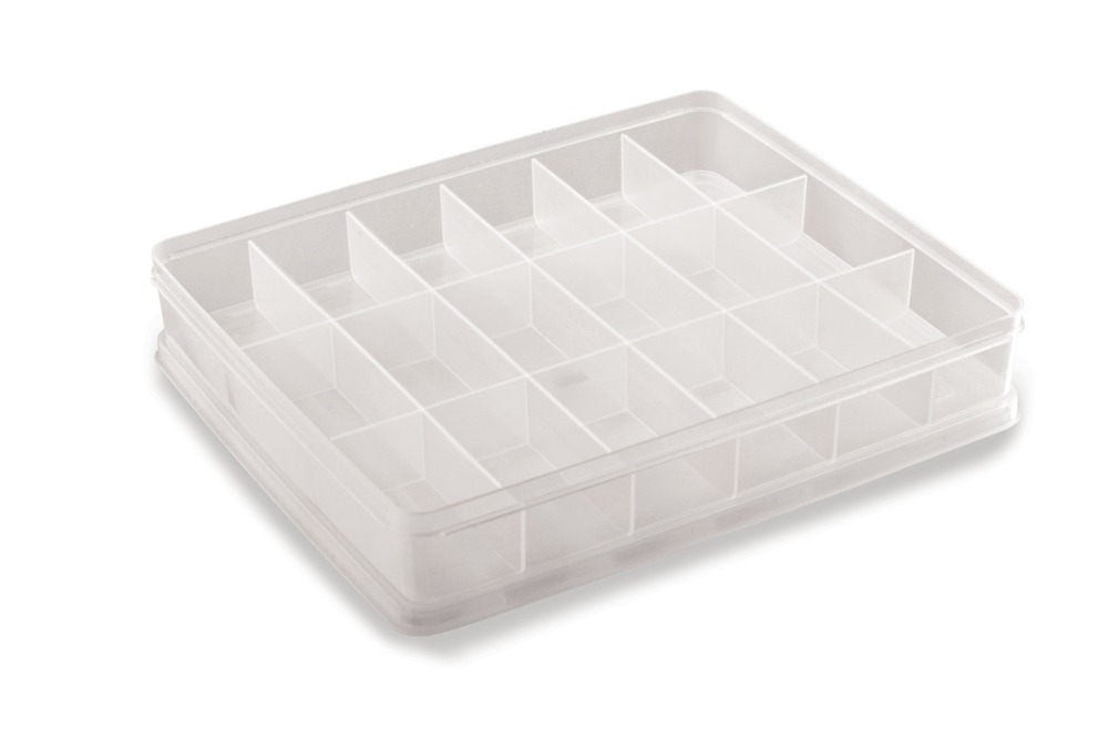 18 Partition Transparent Plastic Box - Feature: Good Quality