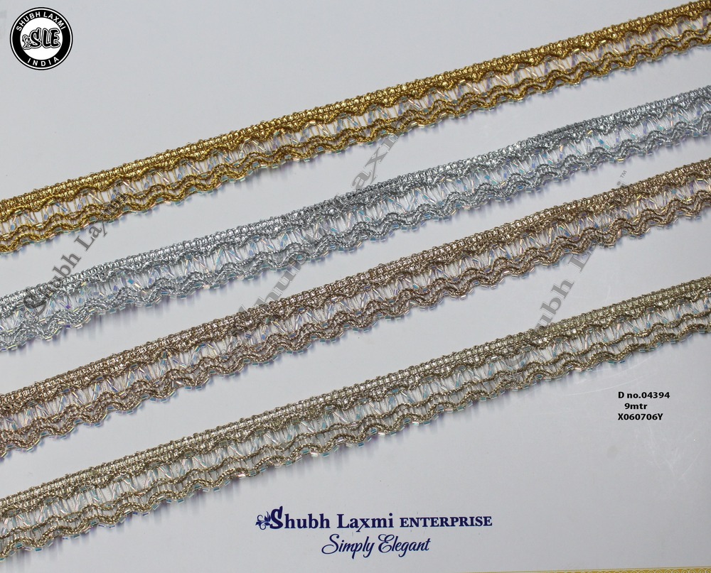 Gota Patti Samosa Zigzag Design Lace