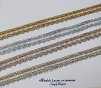 Gota Patti Samosa Zigzag Design Lace