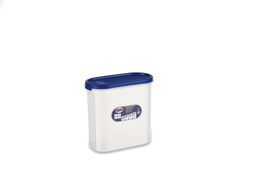 1800ml Plastic Airtight Food Container - Color: Transparent