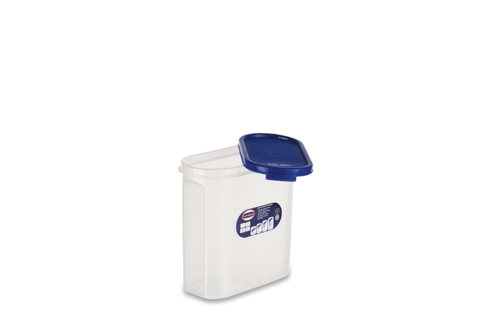1800ml Plastic Airtight Food Container - Color: Transparent