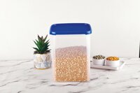 5800ml Plastic Square Airtight Food Container - Color: Transparent