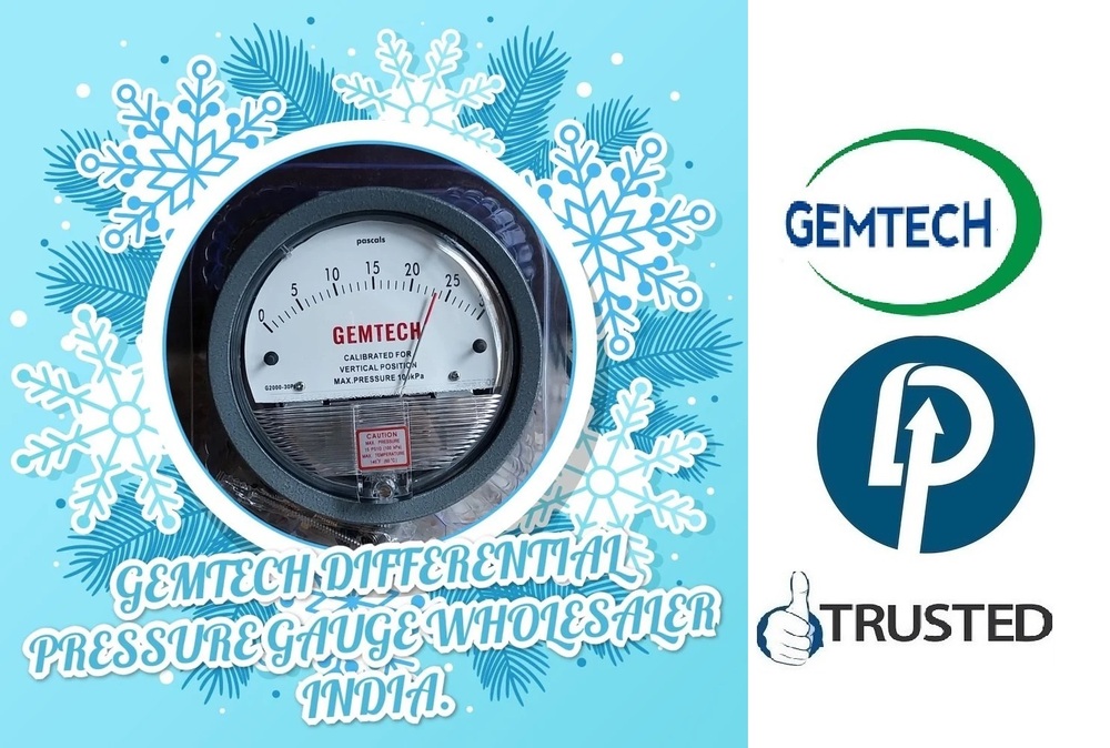Industrial - GEMTECH Differential Pressure Gauge Online Shopping India